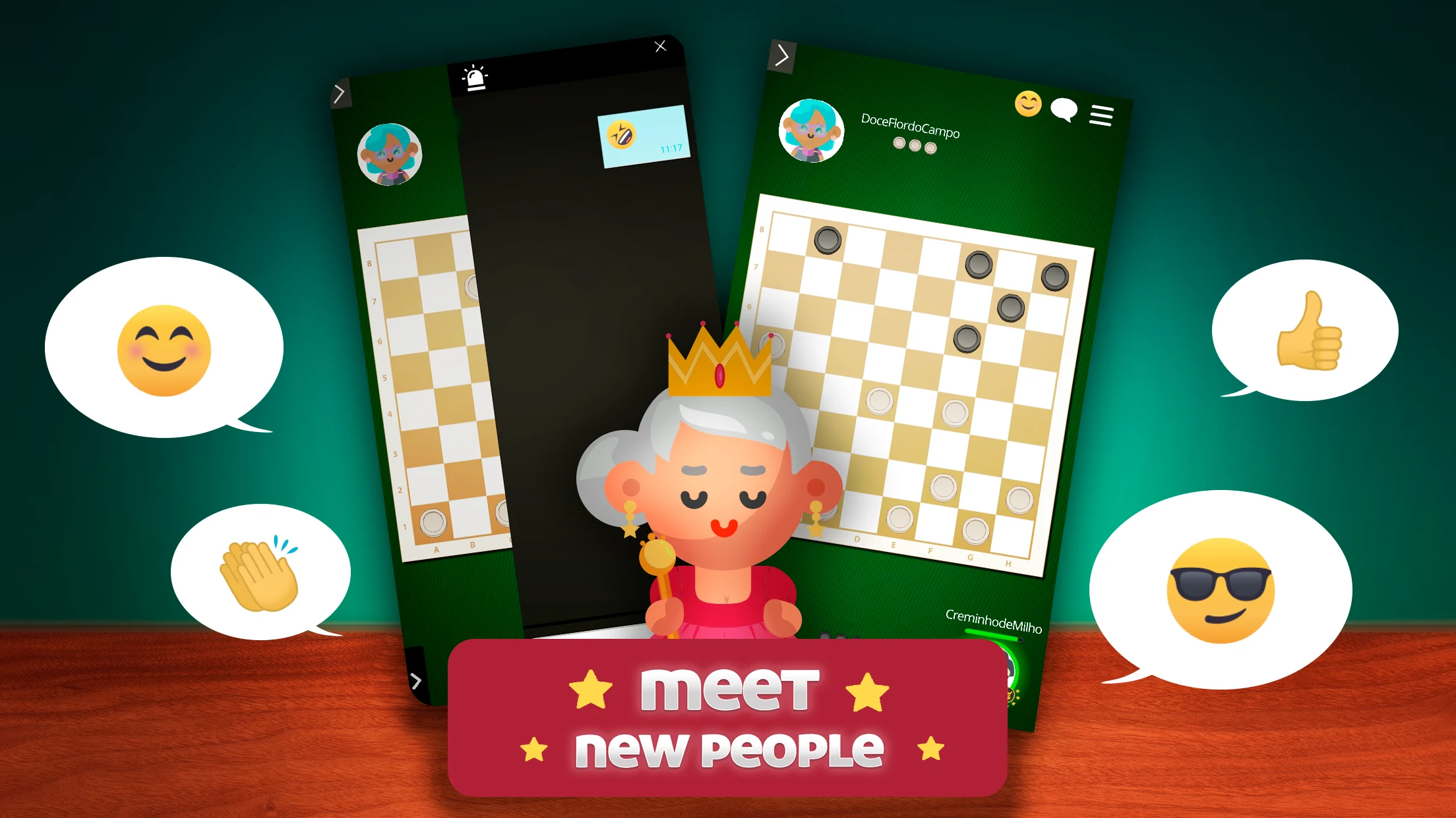 Checkers Online: board game screenshot